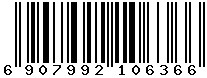 6907992106366