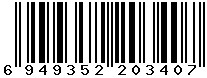 6949352203407