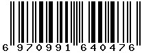 6970991640476