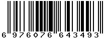 6976076643493