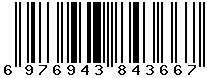6976943843667