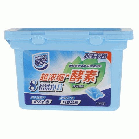 家安超浓缩酵素洗衣凝珠