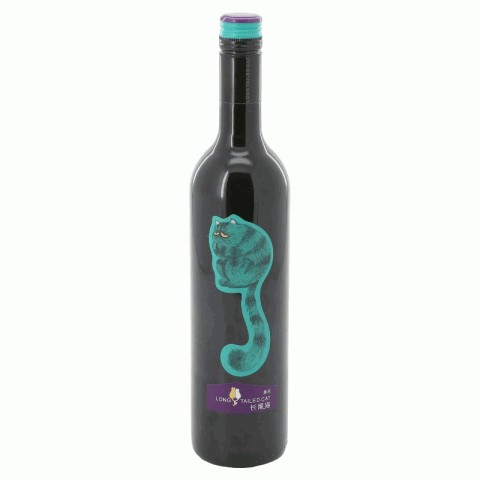 长尾猫美乐干红葡萄酒（陈酿型）