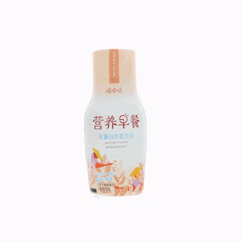 娃哈哈营养早餐活力咖啡味双蛋白牛奶饮品