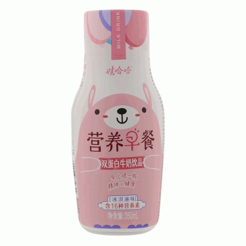 娃哈哈营养早餐冰淇淋味双蛋白牛奶饮品