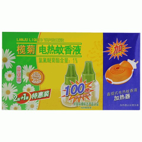 榄菊野菊花2瓶 1器特惠装电热蚊香液