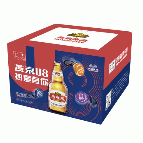 燕京U8优爽小度特酿啤酒