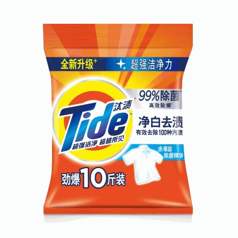 汰渍净白去渍自然清香无磷洗衣粉5000克