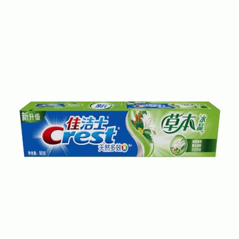 佳洁士天然多效草本水晶牙膏140克