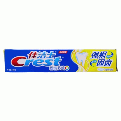 佳洁士Crest强根固齿清爽薄荷牙膏