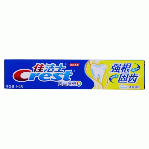 佳洁士Crest清爽薄荷强根固齿牙膏