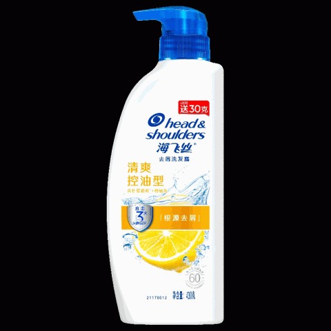 海飞丝去屑洗发露清爽去油型400毫升