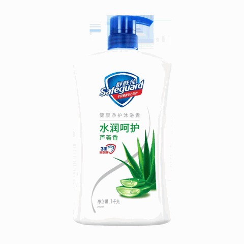 舒肤佳Safeguard健康 柔肤系列芦荟水润呵护沐浴露