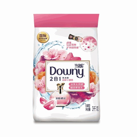 Downy当妮淡粉樱花2合1洗衣粉