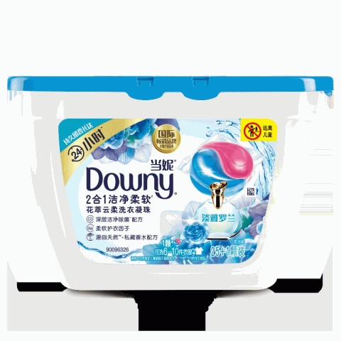 Downy当妮淡雅罗兰2合1洗衣凝珠