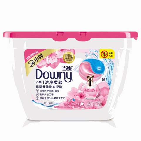 Downy当妮淡粉樱花2合1洗衣凝珠