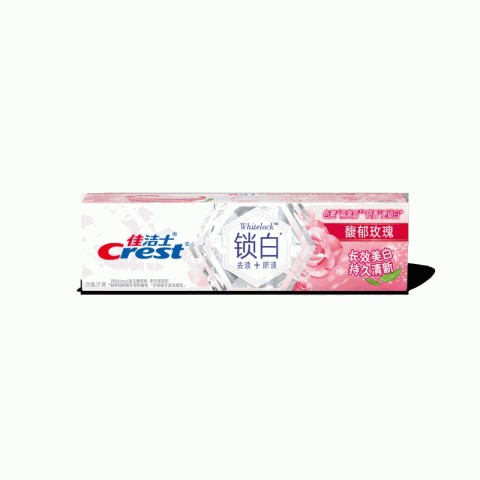 Crest佳洁士3D炫白清甜玫瑰香锁白*致尚技术牙膏
