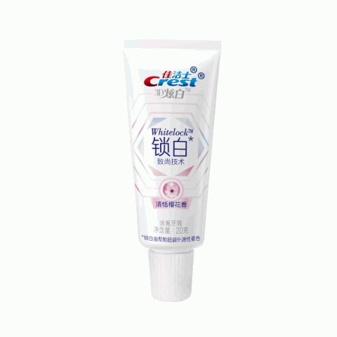 Crest佳洁士3D炫白清恬樱花香含氟牙膏