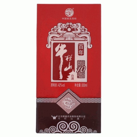 牛栏山百年10白酒