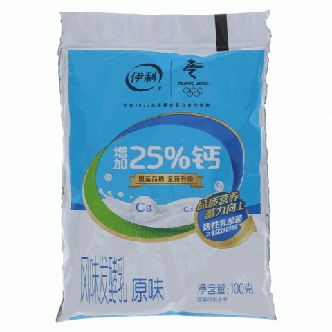 伊利原味风味发酵乳