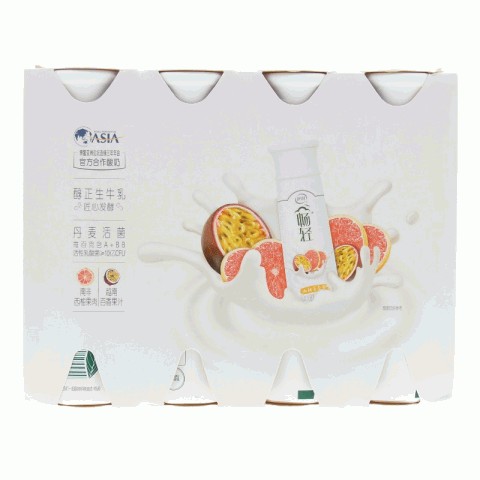 伊利畅轻西柚百香果风味发酵乳