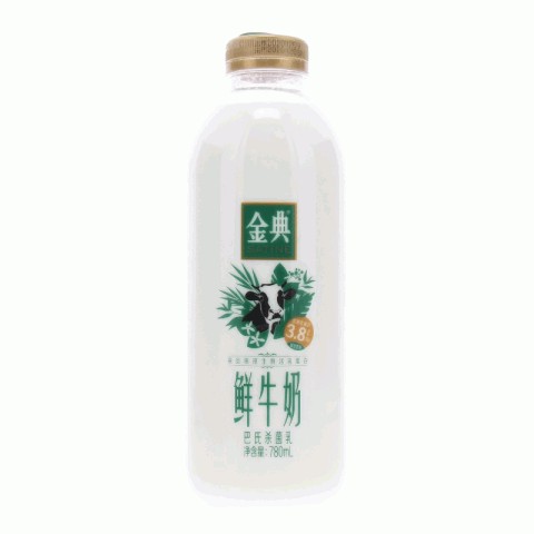 伊利金典巴氏杀菌乳鲜牛奶
