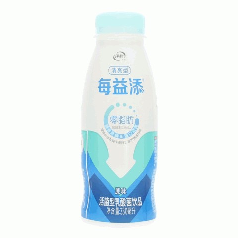 伊利每益添原味活菌型乳酸菌饮品