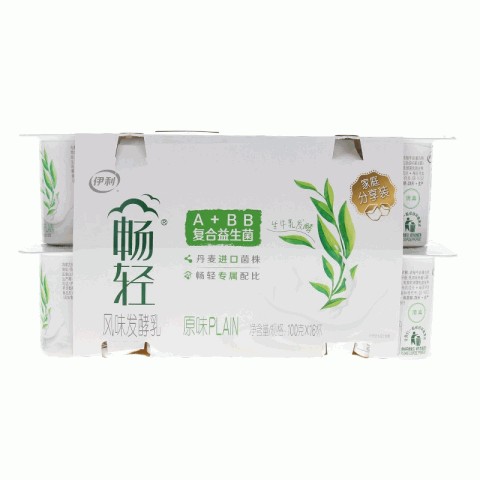 伊利畅轻原味风味发酵乳