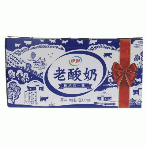 伊利原味老酸奶