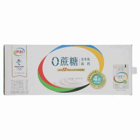 伊利原味0蔗糖风味发酵乳
