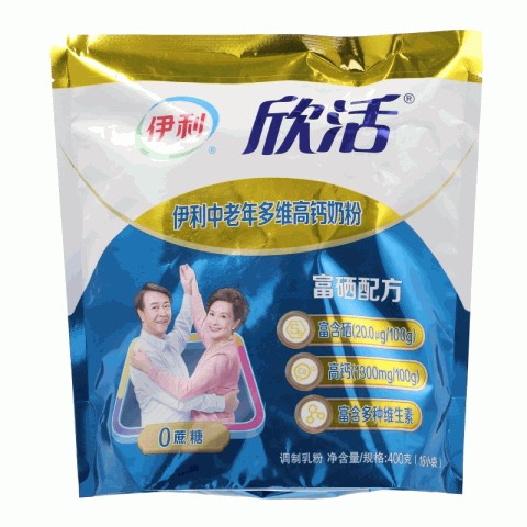 伊利中老年多维高钙奶粉