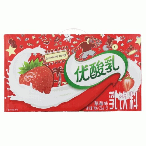 优酸乳乳饮料——草莓味
