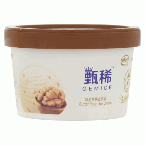 伊利甄稀奶油核桃冰淇淋