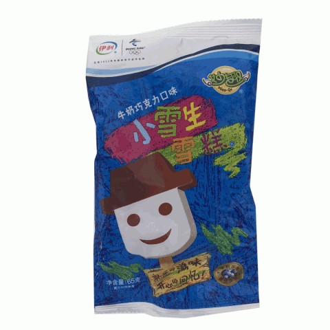 伊利妙趣牛奶巧克力小雪生雪糕