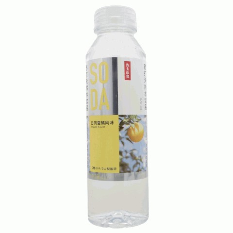 农夫山泉日向夏橘风味苏打天然水饮品 