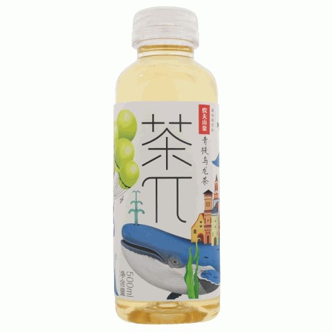 茶π 青提乌龙茶 500ml