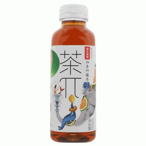 茶π 柑普柠檬茶 500ml