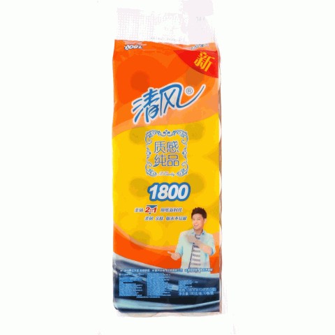 清风180g3层*10卷
