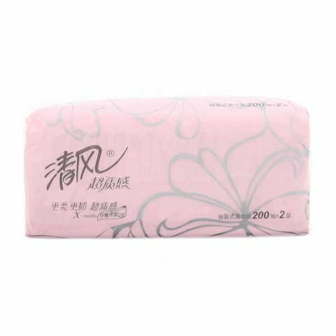 清风软抽面纸200抽/包