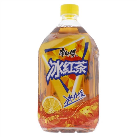 康师傅冰红茶柠檬口味茶饮品