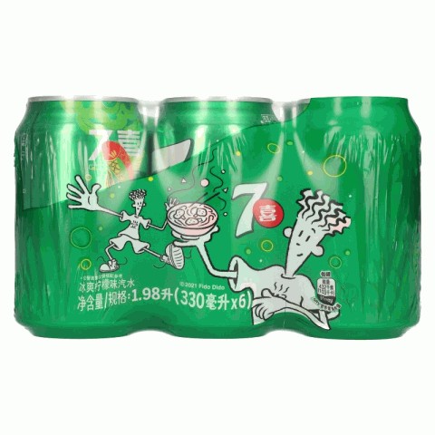 七喜冰爽柠檬味汽水