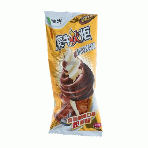 蒙牛火炬香草咖啡口味冰淇淋