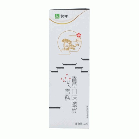 蒙牛约徽香草口味脆皮雪糕