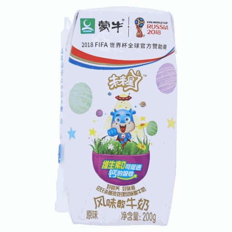 蒙牛未来星巴氏杀菌热处理风味原味酸牛奶