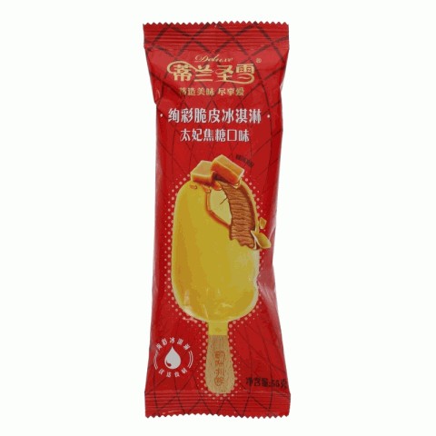 蒙牛蒂兰圣雪太妃焦糖口味炫彩脆皮冰淇淋