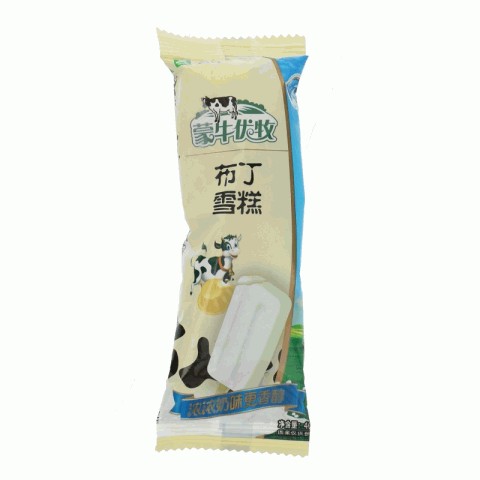 蒙牛优牧布丁雪糕