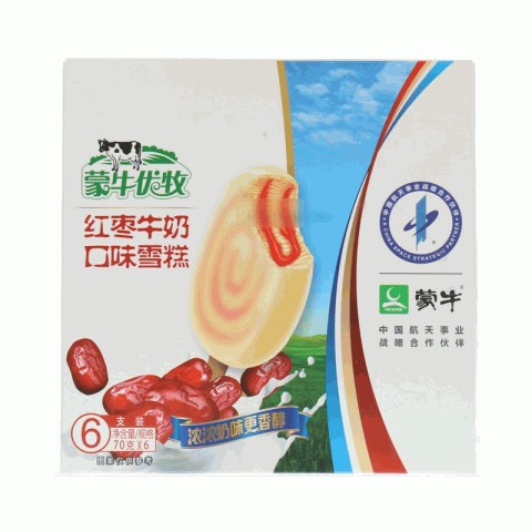 蒙牛优牧红枣牛奶口味雪糕