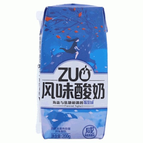 ZUO海盐焦糖味风味酸牛