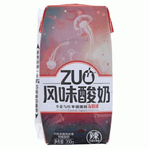 ZUO生姜红枣辣味风味酸奶