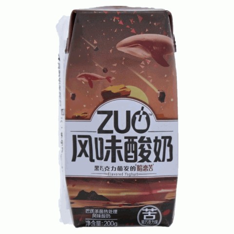 ZUO黑巧克力风味酸奶